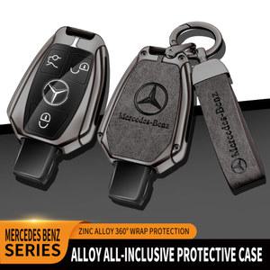 키케이스 메르세데스 벤츠 클래스 GLA GLC GLE GLK Vito Sprinter SL SLK Viano ML 자동차 아연 합금 케이스 가방 금속