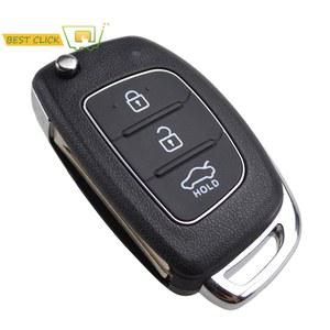 키케이스 현대 Creta I20 Tucson Elantra Santa fe Solaris ix35 ix45 블레이드 Fob 케이스 플립 원격 커버