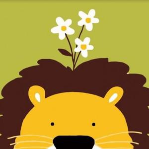 피포페인팅 GM209 애기사자 DIY명화그리기 셀프페인팅 그림액자 액자 명화