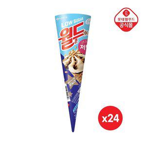 [롯데제과](G)저당 월드콘 바닐라x24개