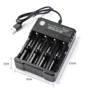 18650 배터리 충전기 USB DC 4.2V  16340 14500 26650 리튬 이온 AC 어댑터  2 슬롯  3/4 110V  220V