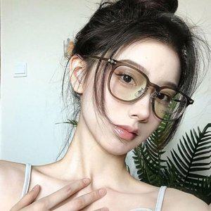 안경 투명테 캐주얼 안경테 블루 필수템 라이트차 단 (WFH5N11)