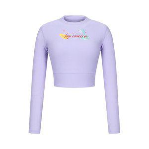 [디스커버리]래쉬가드 EQF DWSW91043-LVD 여성 핫썸머 크롭 래쉬가드