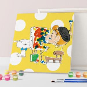 DIY캔버스형 짱구 그림그리기 20x20cm 짱아는 화가