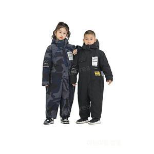 어린이 방한복 겨울 점프슈트 패딩 두꺼운 보온 우주복