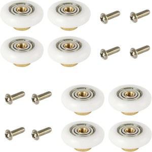 러너 19MM 도어 부품 교체 유리 롤러 슬라이딩 욕실 8PCS 샤워