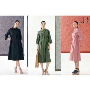 (현대Hmall) [런칭가99000원]J BY 프렌치린넨 블렌드 셔츠카라 원피스630538