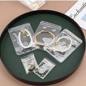 PVC 악세사리 정리소품 보관함 4x6 100매 지퍼백