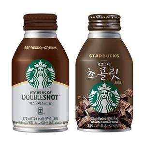 스타벅스 275ml 에스프레소 크림 12캔+시그니처 초콜릿 12캔.