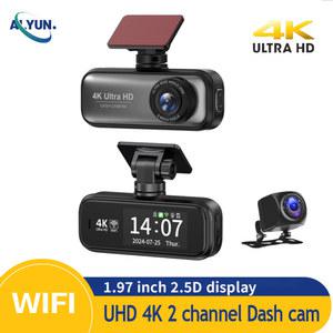 화물차 블랙 박스 UHD 4K 대시 미니 숨겨진 인치 자동차 DVR 모바일 와이파이 WDR 비디오 녹음기 야간 투시경 전면 후면 채널