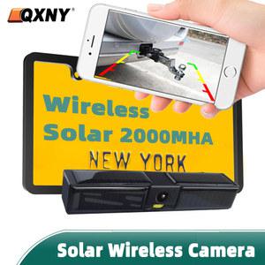화물차 블랙 박스 WiFi 무선 태양 에너지 1080P 후면 전면 라이센스 카메라 내장 배터리 아이폰 안드로이드 전화 트럭 자동차 RV