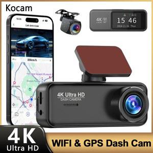 화물차 블랙 박스 Kocam 4K 대시 전면 후면 듀얼 채널 Dashcam 24H 주차 모니터링 야간 투시경 DVR 레코더 자동차용