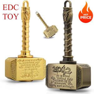 금속 큐브 EDC 쿨 해머 피젯 스피너 변형 가능한 감각 스트레스 해소 놀이용 선물 2 in