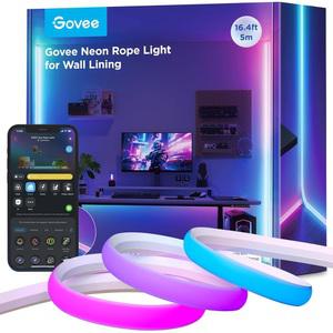 Govee 고비 네온로프라이트 5m RGBIC 매터 구글홈 알렉사 앱제어 음악싱크