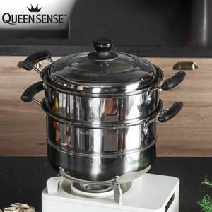 IH 스텐 2단 찜냄비 26cm 찜판 보쌈 만두 찜기 야채찜기