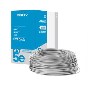 케스롤 CAT5e UTP 케이블 랜선 제작 롤 드럼박스 300M UTP5300 그레이