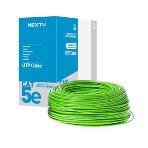 케스롤 CAT5e UTP 케이블 랜선 제작 롤 드럼박스 300M UTP5300 그린