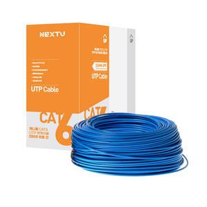 케니롤 CAT6 UTP 케이블 랜선 제작 롤 드럼박스 300M UTP6300 블루