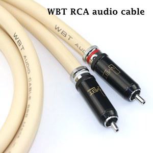 라인 CD 무산소 파워 케이블 오디오 고순도 연결 코어 독일 2RCA 888 WBT 하이파이 구리