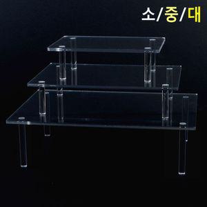 사각 아크릴 진열대 대형 소품 테이블 디피 전시대 매장 제품 받침대