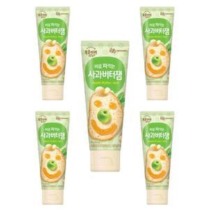 복음자리 바로 짜먹는 사과버터잼 100g 와플 토스트 식빵 브런치 카페