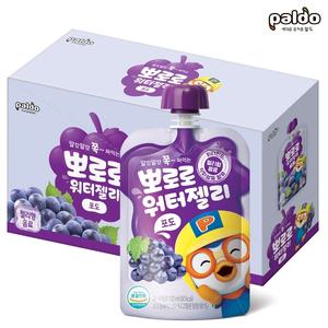 팔도 뽀로로 워터젤리 포도 120ml10팩