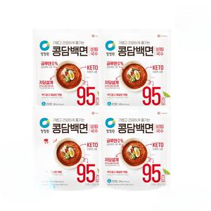 청정원 두부로만든 콩담백면 비빔국수 380g 4개  저당설계