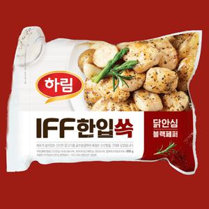 하림 무항생제 IFF 한입쏙 닭안심 블랙페퍼