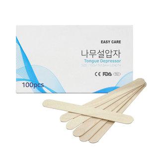 설압자 일회용 100ea 목설압자 나무 스파출라 혀누르개 병원 왁싱 의료용 스틱 스패츌라