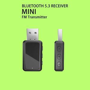블루투스카팩 호환 블루투스리시버 무선 동글이 블루투스 5.3 자동차 리시버 USB 오디오 AUX 트럭 무손실