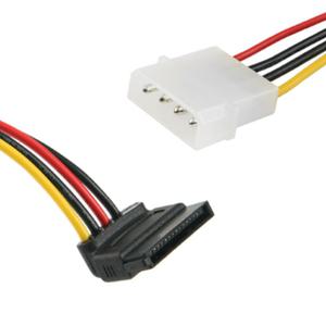 IDE4핀 TO SATA 15핀 파워선 30CM SSD전원연결 잭