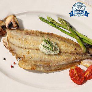 [더큰수산] 국내산 손질 반건조 가자미 4마리(마리당80g-90g)