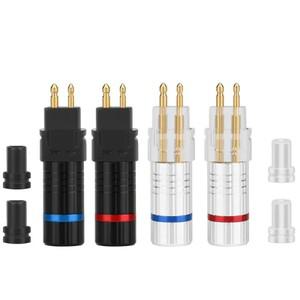 Sennheiser 2 핀 HD600 4.4mm 헤드폰 케이블 DIY 오디오 어댑터 용 Hifi 이어폰 업그레이드 플러그 커넥터