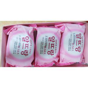 [블루마켓]알뜨랑 비누 핑크 140g 3개입 세수비누 화장비누 손세정 세균아 세균아꼼짝마 대한도매