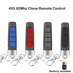 리모컨 4 채널 차고 게이트 문짝 오프너 리모컨 복제기 복제 코드, 자동차 키, 433MHZ
