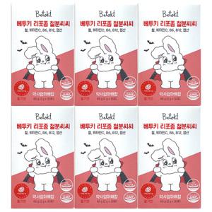 베투키 리포좀 철분씨씨 철분 비타민C 2g x 30포 6개 / 써클