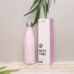 슬림 보온병 500ML 핑크 학생 스포츠 운동