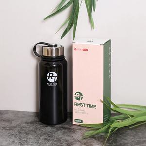 보온병 800ML 블랙 밀폐 대용량 텀블러
