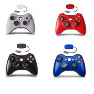 USB 수신기가있는 Xbox 360 게임 패드 용 2.4G 무선 콘솔 원격 컨트롤러 조이스틱