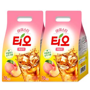 티오 아이스티 복숭아맛, 13g, 140개입