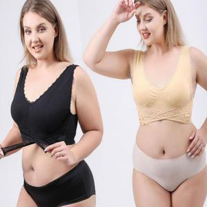 노와이어 여성 브라렛 빅사이즈 방지 쳐짐 가슴