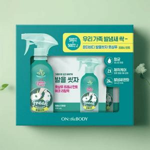 온더바디 발을 씻자 풋샴푸 코스트코 대용량 프레시 민트 온가족 발씻기 체취 발냄새