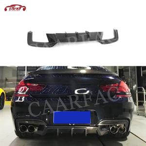 카본 소재 리어 범퍼 립 디퓨저 스포일러 BMW 6 시리즈 F06 F12 F13 M6 M