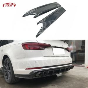 리어 범퍼 스플리터 스포일러 립 에이프런 커버 아우디 A4 S라인 S4 B9 17-18 카