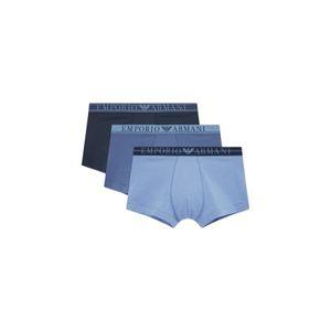 엠포리오 아르마니 EMPORIO ARMANI UNDERWEAR 라인 로고 밴딩 소프트 드로즈 3PACK_네이비_08M3363512 2306