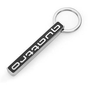 Quattro 로고 아연 합금 배지 키 체인 자동차 엠블럼 열쇠 고리 아우디 A7 A3 A4 A6 A5 Q5 A1 Q7 Q3 Q4 TT