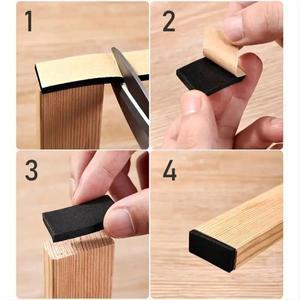 Diy 의자 피트 미끄럼 방지 스티커 패드 테이블 발 음소거 착용 소파 가구 안티 스크래치 다리