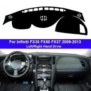 자동차 대시 보드 커버 매트 카펫 케이프, 인피니티 FX35 2009 - 2013 LHD RHD 햇빛가리개