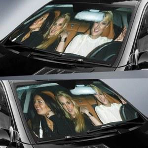 자동차 쉐이드 Paris Lohan 햇빛가리개 Linsey Spears Hilton 썬 영화 Britney 캐릭터 맞춤 선바이저