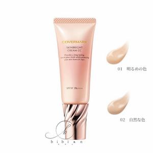 커버 마크 스킨 브라이트 크림 CC 01 밝은 색상 02 자연 25g SPF50PA 메이크업 기초 여성 생일 아내 그녀 b